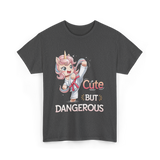 Cute But Dangerous Karate Unicorn T-Shirt - Dark Heather