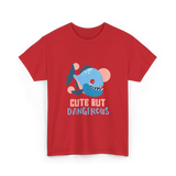 Cute But Dangerous Piranha Fish T-Shirt - Red