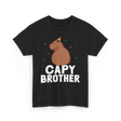 Cute Capybara Animal Capybaras T-Shirt - Black