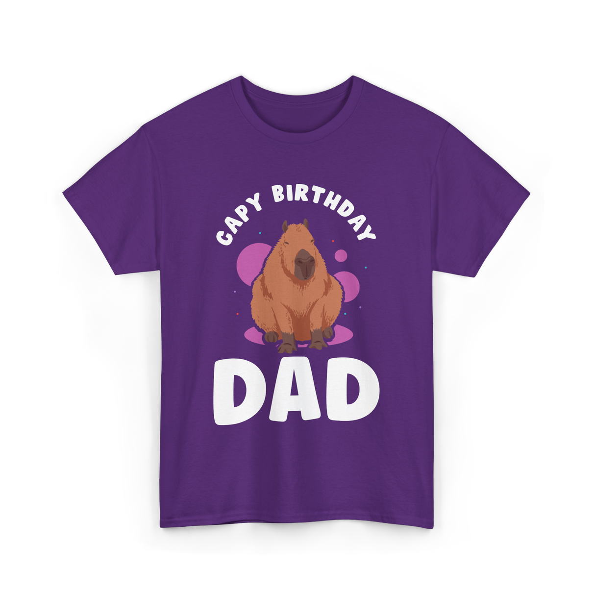 Cute Capybara Animal Capybaras T-Shirt - Purple