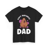 Cute Capybara Animal Capybaras T-Shirt - Black