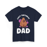 Cute Capybara Animal Capybaras T-Shirt - Navy