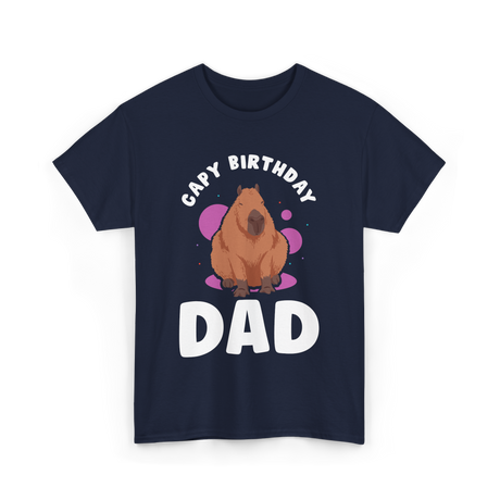 Cute Capybara Animal Capybaras T-Shirt - Navy