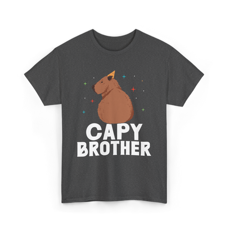 Cute Capybara Animal Capybaras T-Shirt - Dark Heather