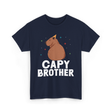 Cute Capybara Animal Capybaras T-Shirt - Navy