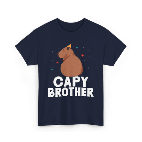 Cute Capybara Animal Capybaras T-Shirt - Navy