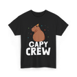 Cute Capybara Capybaras Animal T-Shirt - Black