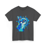 Cute Chihuahua Watercolor Dog T-Shirt - Dark Heather