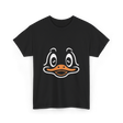 Cute Duck Face Costume T-Shirt - Black