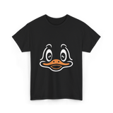 Cute Duck Face Costume T-Shirt - Black