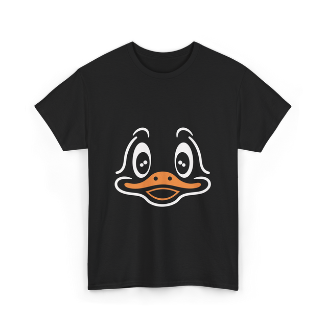 Cute Duck Face Costume T-Shirt - Black