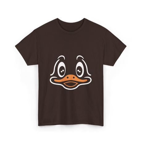 Cute Duck Face Costume T-Shirt - Dark Chocolate