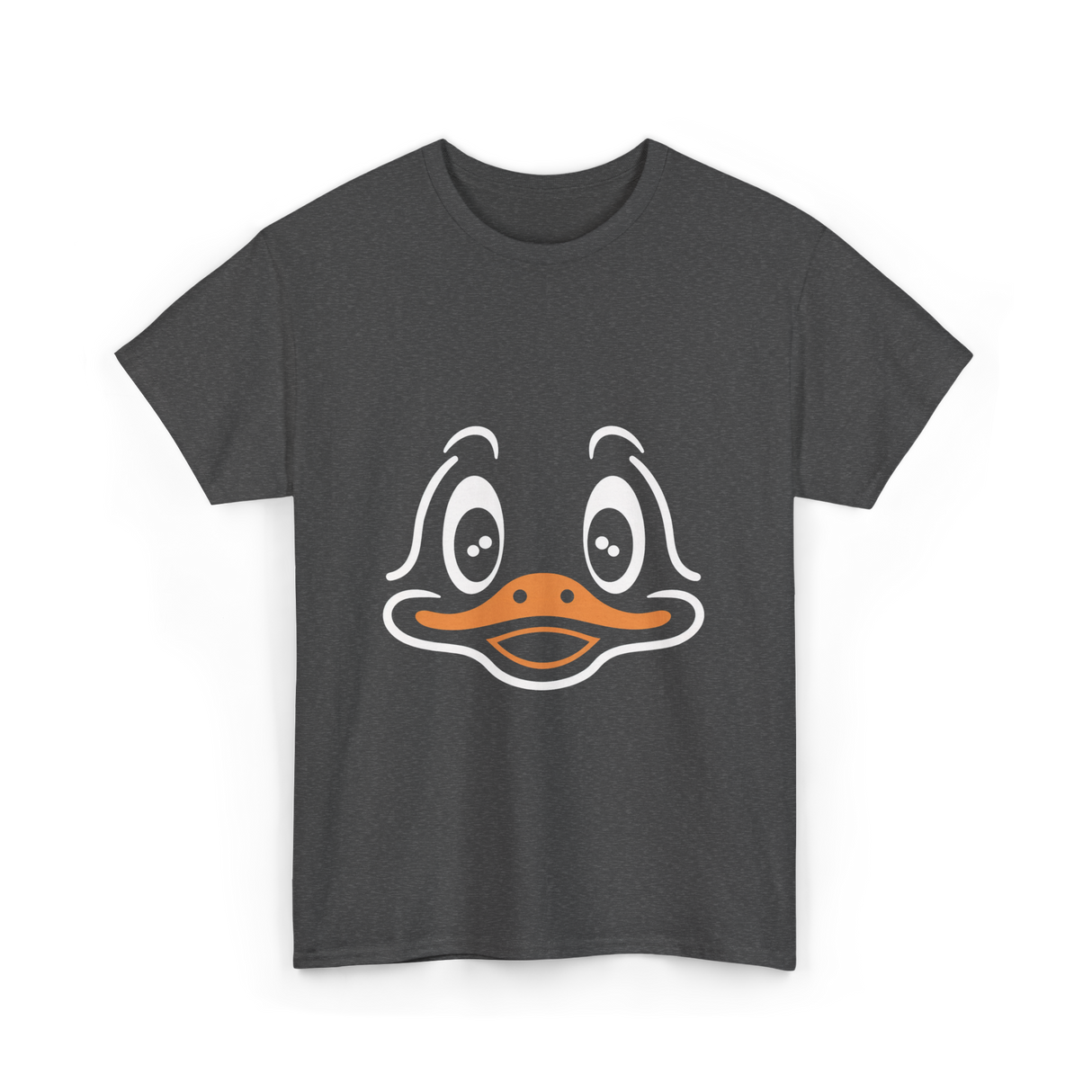 Cute Duck Face Costume T-Shirt - Dark Heather