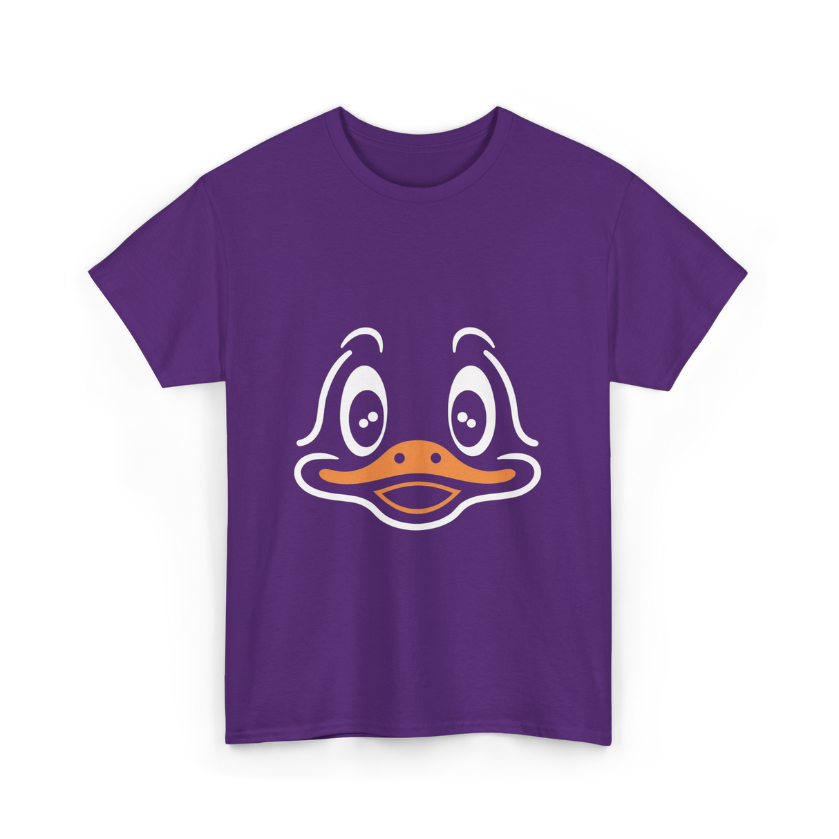 Cute Duck Face Costume T-Shirt - Purple