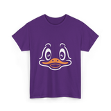 Cute Duck Face Costume T-Shirt - Purple