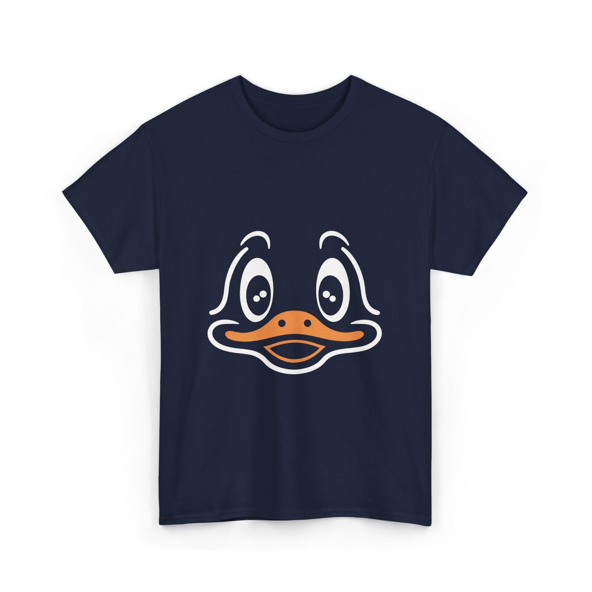 Cute Duck Face Costume T-Shirt - Navy