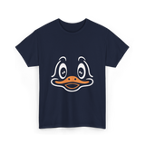 Cute Duck Face Costume T-Shirt - Navy