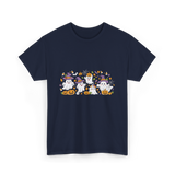 Cute Halloween Ghosts Halloween T-Shirt - Navy