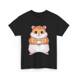 Cute Hamster Love Hammy T-Shirt - Black