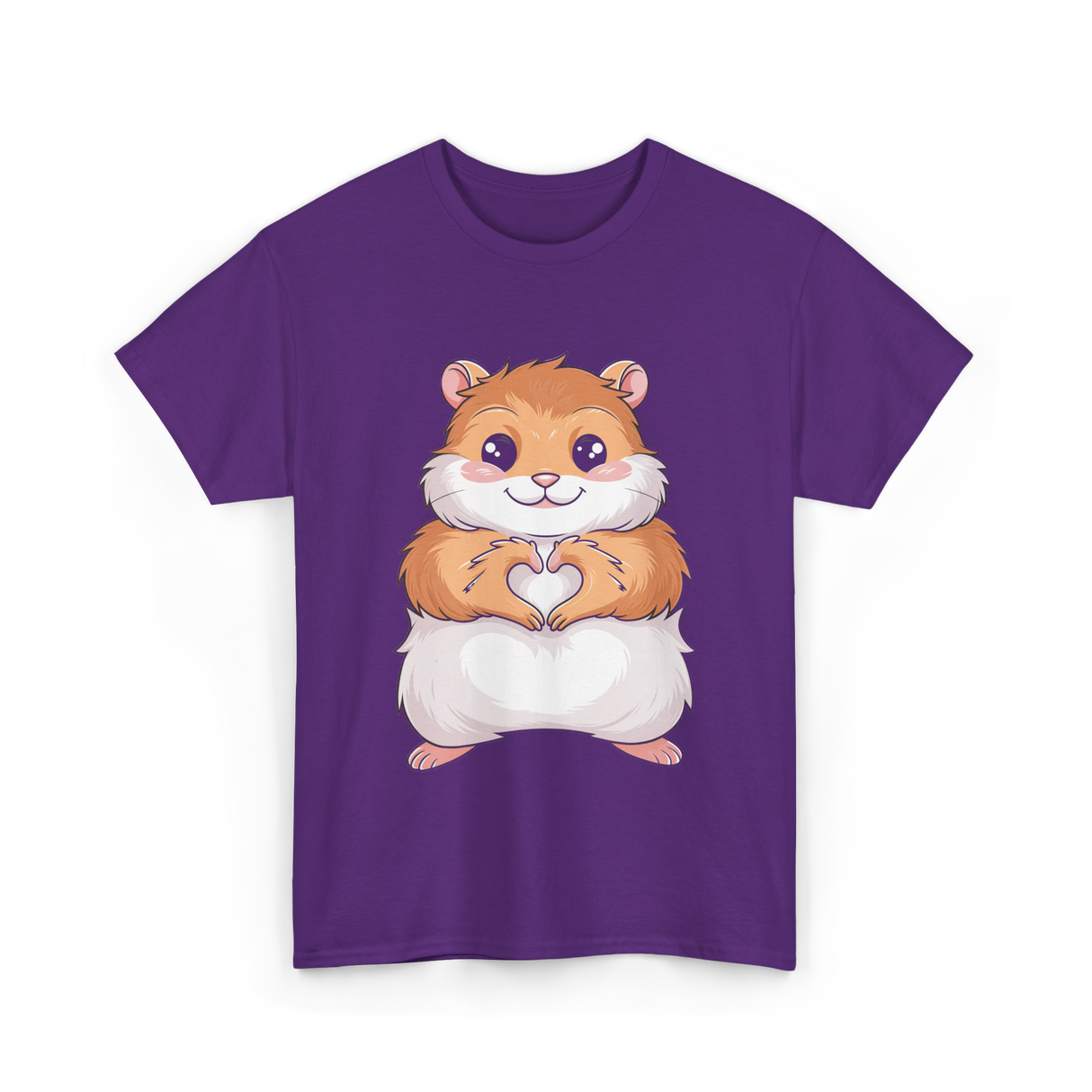 Cute Hamster Love Hammy T-Shirt - Purple