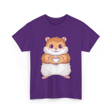 Cute Hamster Love Hammy T-Shirt - Purple