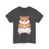 Cute Hamster Love Hammy T-Shirt - Dark Heather