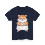 Cute Hamster Love Hammy T-Shirt - Navy