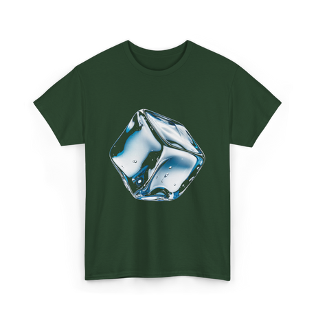 Cute Ice Cubes T-Shirt - Forest Green