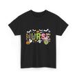 Cute Nurse Halloween Zombie Nurse T-Shirt - Black