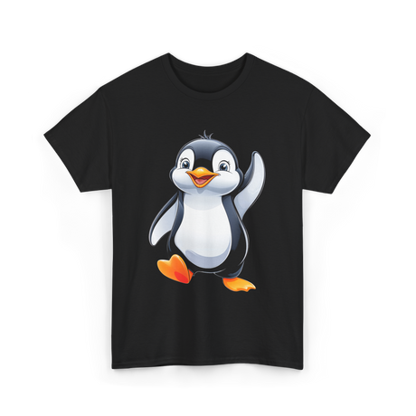 Cute Penguin Kids Penguin T-Shirt - Black