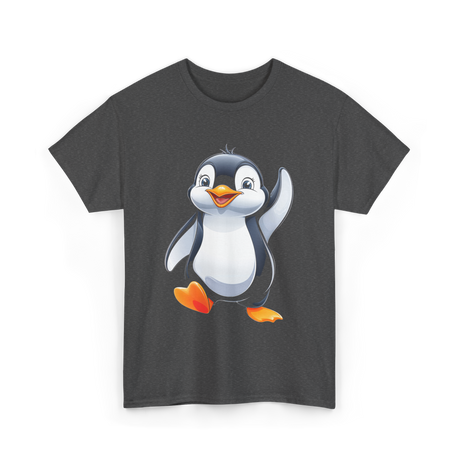 Cute Penguin Kids Penguin T-Shirt - Dark Heather