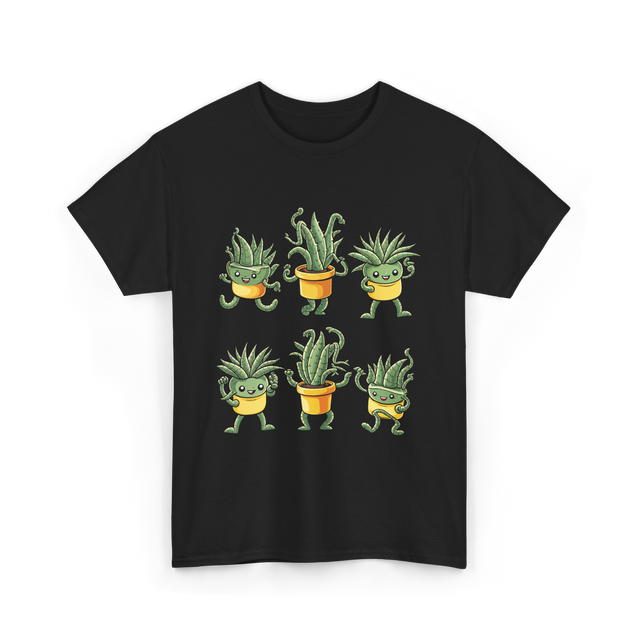 Cute Plants Plant Lover T-Shirt - Black