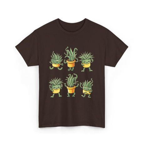 Cute Plants Plant Lover T-Shirt - Dark Chocolate