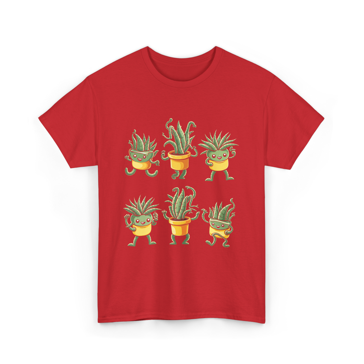 Cute Plants Plant Lover T-Shirt - Red