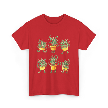 Cute Plants Plant Lover T-Shirt - Red