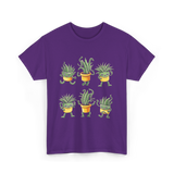 Cute Plants Plant Lover T-Shirt - Purple