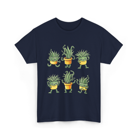 Cute Plants Plant Lover T-Shirt - Navy