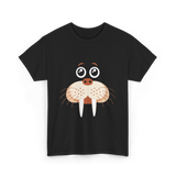 Cute Walrus Animal Costume Walrus T-Shirt - Black