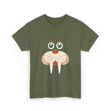 Cute Walrus Animal Costume Walrus T-Shirt - Military Green