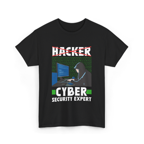 Cyber Security Expert Cyber Security T-Shirt - Black