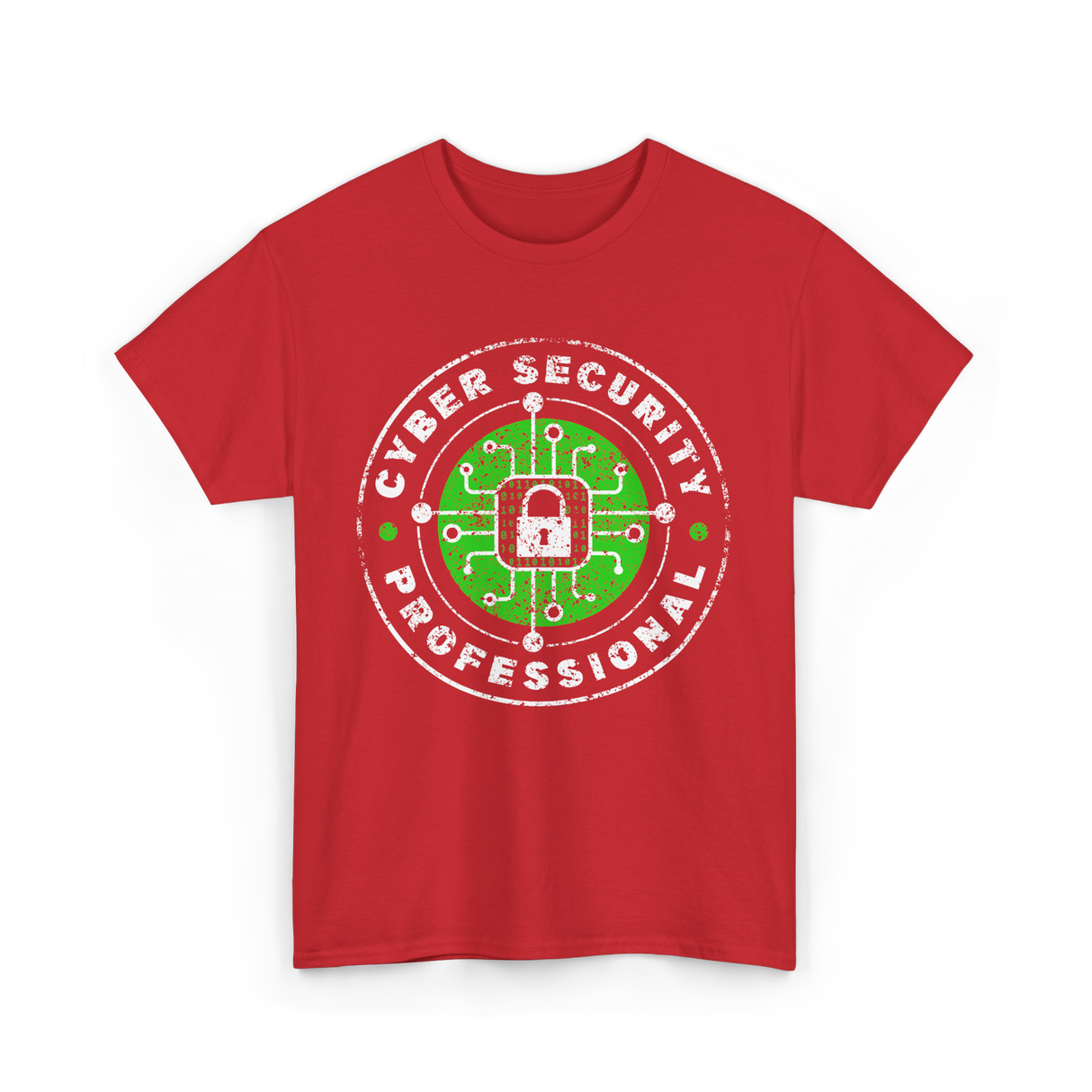 Cyber Security Professional Cybersecurity T-Shirt - Red