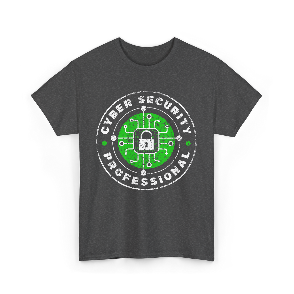 Cyber Security Professional Cybersecurity T-Shirt - Dark Heather