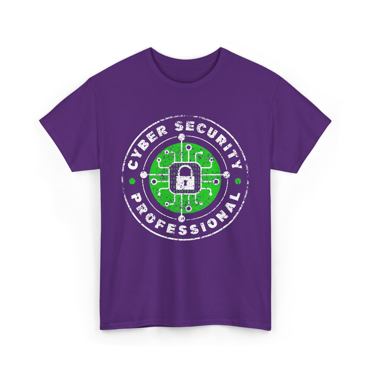 Cyber Security Professional Cybersecurity T-Shirt - Purple