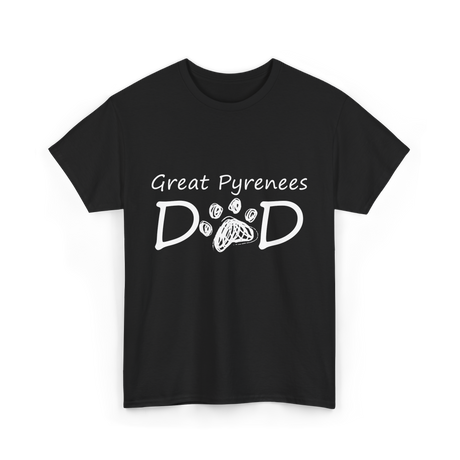 D D Dog Dad Dog Owner T-Shirt - Black