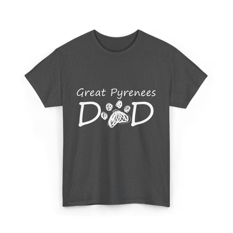 D D Dog Dad Dog Owner T-Shirt - Dark Heather