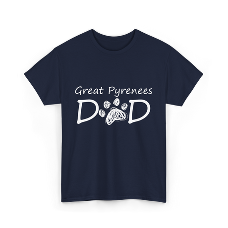 D D Dog Dad Dog Owner T-Shirt - Navy