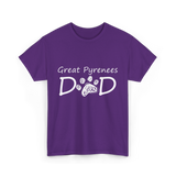 D D Dog Dad Dog Owner T-Shirt - Purple