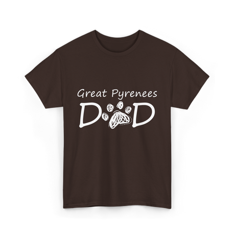 D D Dog Dad Dog Owner T-Shirt - Dark Chocolate