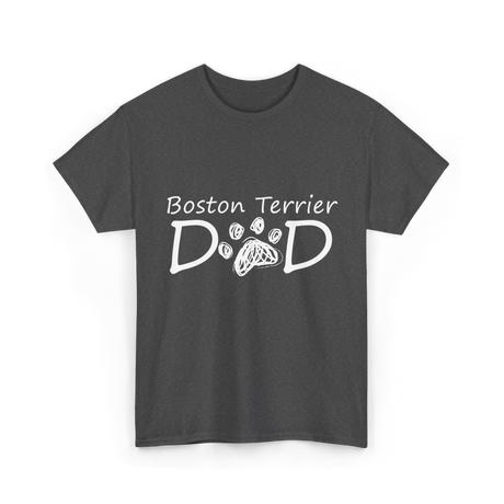 D D Dog Dad Paw T-Shirt - Dark Heather