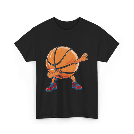 Dabbing Basketball Player Sports T-Shirt - Black